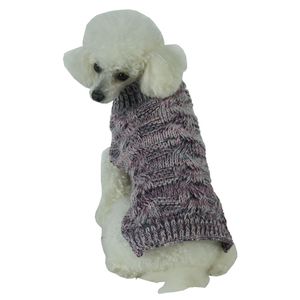 Maglione per cani a maglia con cavo pesante con corteccia reale abbigliamento per animali domestici - Product Image 2