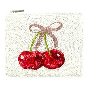 Handcrafted Seed <b>Bead</b> Decorative Coin Wallet Women's Lightweight Mini Purse - Product Image 1