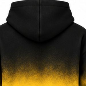 Sudadera con Capucha Oversize Tie-Dye para Mujer Sigma Gamma Rho, Color Dorado y Negro, Sudadera Personalizada con Letras Griegas, Sudadera de Forro Polar Informal - Product Image 6