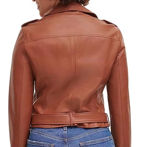 Chaqueta Corta de Piel de Oveja para Mujer, Invierno, Manga Larga, Gruesa, Cálida, Transpirable, para Uso en Exteriores, Servicio OEM - Product Image 6
