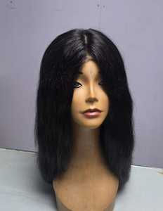 Perruque complète en cheveux humains pour femmes, sans colle, ondulations lâches, cheveux vierges Remy Yaki, TAZ Hair Bangladesh - Product Image 3