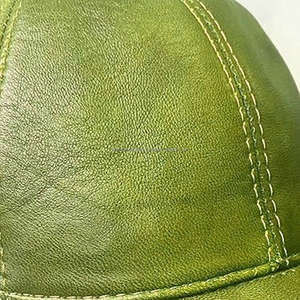 Gorra de Cuero Vacuno Genuino para Hombre y Mujer, de Alta Calidad, Ajustable con Broche, para Uso Casual en Otoño e Invierno - Product Image 2