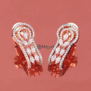 Fashion <b>Chandelier</b> Earrings Small Studs for Party Wear - Product Image 4