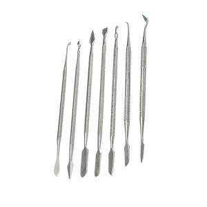 Double Ended Spatula and Carver <b>Set</b> 7 <b>PC</b> Versatile Kitchen Tools Baking Cooking and Decorating Cakes Ease CE By Grip Surgical - Product Image 1