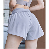 Shorts Deportivos de Cintura Alta para Mujer, de Secado Rápido, Transpirables, Personalizados para Verano, para Correr, Hacer Ejercicio, Yoga, Ciclismo, con Bolsillo, Ecológicos