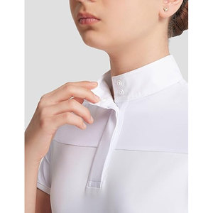 Luxury Polyester Cotton Mix Fabric With Excellent <b>Colour</b> Retention Soft Touch Wrinkle Resistant Finish Women Show Shirt - Product Image 5