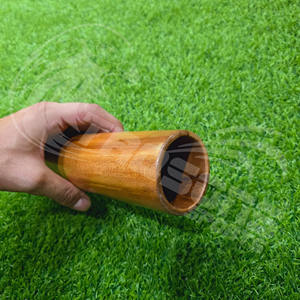 TRQSONS personalizar venta al por mayor bate de béisbol Dugout taza de vino 6-12 OZ taza de madera - Product Image 4