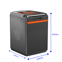 BoomBest LN5316BT Enceinte sans fil portable, basses puissantes, volume élevé, radio FM, lecteur de musique avec antenne télescopique USB