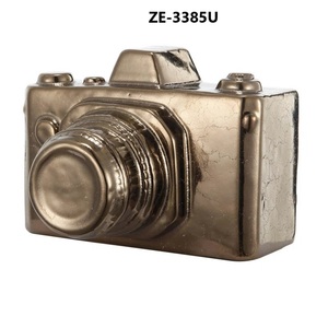 Metal <b>Camera</b> Figurine Zinc Alloy Electroplated Antique Casting Art Collectible Rectangle Shape Decor - Product Image 6