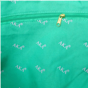 Women's Pink and Green Heavy Duty Canvas Tote <b>Bag</b> <b>Large</b> Capacity <b>Shoulder</b> Shopper <b>Bag</b> Zipper Closure Travel Carryall - Product Image 6