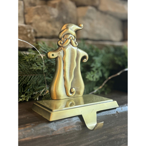 Classic Silver Christmas <b>Stocking</b> <b>Holders</b> Hangers Santa Claus Design For Mantel Metal Hooks Design Decoration Ornaments Supplies - Product Image 6