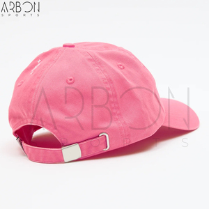 Casquettes 6 panneaux de couleur rose, respirantes, confortables, entièrement personnalisables, service OEM ODM, best-seller avec logo personnalisé - Product Image 2