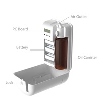 Diffuseur d'huiles essentielles intelligent sans eau Dermey, machine à parfum à piles pour hôtels, toilettes et ascenseurs commerciaux