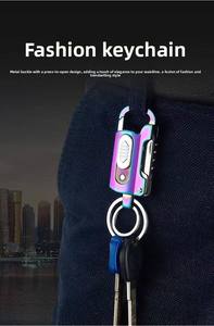 Rechargeable USB Lighter Knife Lighter Dericsson Key Chain Lighter 9 in 1 Multifunction Wine Bottle Opener <b>Keychain</b> Lighter - Product Image 4