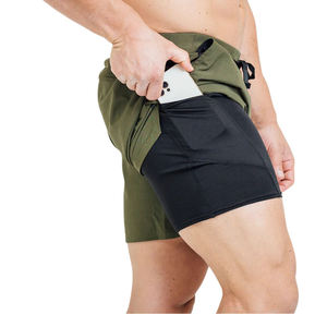 Shorts de sport de compression pour hommes, respirants et à séchage rapide, pour la gym, la course, l'entraînement et le fitness - Product Image 3