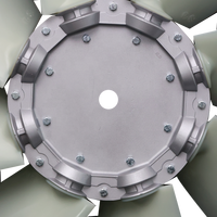 Lame de ventilateur axial OEM d'usine pour machines d'ingénierie, bulldozer, rouleau compresseur