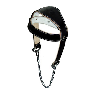<b>Leather</b> Head <b>Harness</b> Gym Fitness Neck <b>Harness</b> Breathable Bodybuilding Weight Lifting Head <b>Harness</b> for Safety in Exercise - Product Image 4