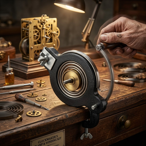 Juego de Herramientas Profesionales para Remontar Resortes de Relojes |   Herramienta Universal para Enrollar Resortes |   Abrazadera Ajustable de Hierro Fundido Resistente para Reparación de Relojes - Product Image 3