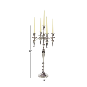 Wholesale Vintage <b>Silver</b> Aluminum <b>Candlestick</b> Holders for Home Decor and Events Elegant Aluminum Candle Holders At Best Price - Product Image 4