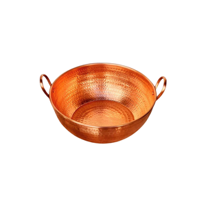 Handmade Copper Serving Bowls Set Hammered Texture Vintage Style Metal Bowls For Food Serving Gifting Copper Bowl On Sale - Product Image 6