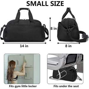 Compact Ergonomic Gym Duffel Bag with Padded Shoulder Strap and Water Resistant Fabric for Sports and Travel - Product Image 2