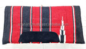 Navajo ผ้าห่มนวมโพลีเอสเตอร์18Mm,เบาะรองนั่งผ้าโพลีเอสเตอร์18Mm สักหลาดเย็บหนังแกะโพลีเอสเตอร์สีดำ - Product Image 3