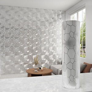 <span class=keywords><strong>Adesivo</strong></span> Murale in Marmo IXPE Personalizzato, Pannello a <span class=keywords><strong>Specchio</strong></span> Metallico 1,2x3m per Decorazione Soggiorno e Camera da Letto - Product Image 5