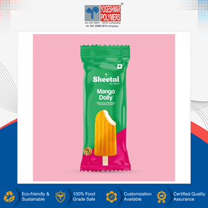 Fournisseur leader de matériaux PET + BOPP nacré de qualité alimentaire pour emballages plastiques, sacs à fermeture centrale et rouleaux d'emballage pour crème glacée - Product Image 2