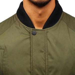 Chaqueta Bomber Casual de Invierno para Hombre Rapid Sports - Ropa Exterior Transpirable, Resistente al Viento y Ecológica de Satén y Seda con Cierre de Cremallera - Product Image 5