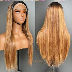 Vente chaude 28 Pouces Droite Vietnamien Perruques de Cheveux Humains AZ08 Couleur Suisse Avant de Lacet 100% Vierge Extensions de Cheveux Vietnamiens - Product Image 4