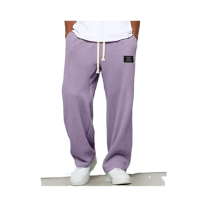 <b>Men's</b> <b>Winter</b> Sports Casual <b>Trousers</b> Trendy Brand Mid Waist Fleece Quick Dry Loose Hanging Straight Leg Wide Leg Sweatpants - Product Image 2