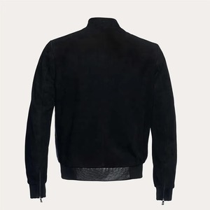 Nouvelle arrivée : Blouson aviateur en cuir d'autruche pour homme, toile de haute qualité, écologique, coupe-vent, design gaufré, pour un confort optimal - Product Image 3