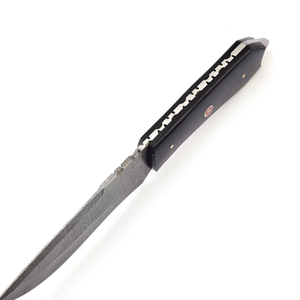 Cuchillo de caza de acero al carbono al por mayor con empuñaduras de Pakkawood, equipo de camping, artículos de caza, cuchillos de bajo precio - Product Image 5