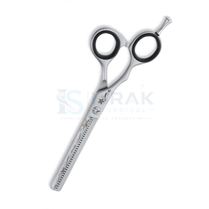Ciseaux professionnels pour la coupe des cheveux, en acier inoxydable, pointe acérée, pour droitiers, manche long, outils de salon - Product Image 4