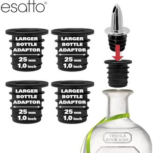 Set di 12 Versatori per Bottiglie Cromati Classici, Include 4 Versatori per Liquori, Accessori da Barman per Alcol, Olio d'Oliva e Altre Bevande - Product Image 2