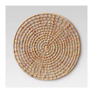 Posavasos Clásico de Bambú Tejido a Mano, Resistente al Calor, para Decoración de Mesa de Comedor en el Hogar y Restaurantes - Product Image 2