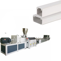 Extrudeuse bivis conique à rotation inverse FULLWIN 55kW 380V contrôlée par PLC, rapport L/D 22:1, 150 tr/min, vis 38CrMoALA, ABS/PS/WPC
