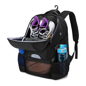 Grand sac de sport pour basketball et rugby avec compartiment à chaussures, sac à dos de sport résistant à l'eau pour le volley-ball, le football et la gym - Product Image 1