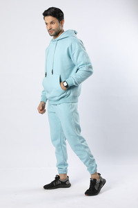 Hoodie Jogger Tracksuit Set Streetwear Unisex Vintage Y2K Cotton Fleece Custom Logo OEM ODM Supplier - Product Image 4