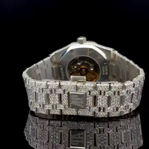 Fashion Wearing Hip Hop Moissanite Handset Diamonds Quality Men <b>Watch</b> Adjustable <b>Wrist</b> <b>Watch</b> Jewelry - Product Image 4