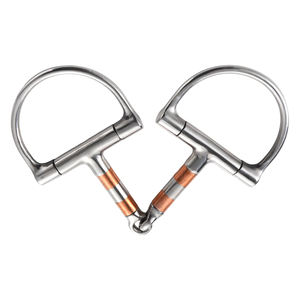 Bocado de Acero Inoxidable de Alta Resistencia para Caballo, Anillo Hueco Articulado, Anillo Suelto TALLIANS INTERNATIONAL TI-HRE-HB-A99-017 - Product Image 2