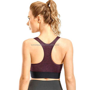 Sujetador deportivo de mujer de alta calidad personalizable cómodo y transpirable ropa de fitness y gimnasio - Product Image 4