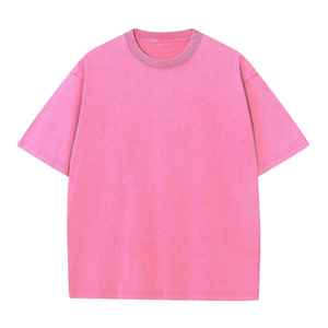 เสื้อยืดผู้ชายแบบฟอกสี 100% ผ้าฝ้าย 250GSM ทรงโอเวอร์ไซส์ ไหล่ตก รับสกรีนโลโก้ เสื้อยืดฟอกสีผู้ชาย ผลิตโดย HS 2026 - Product Image 5