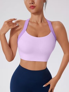 Adjustable Band Workout <b>Bra</b> | Breathable Full Coverage Yoga Crop Top | Female High Elasticity Athletic Exercise Clothing - Product Image 6