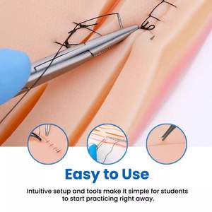 Kit de Suture Chirurgical Pentax en Acier Inoxydable, Coussinet en Silicone, pour Étudiants en Médecine, Infirmières et Professionnels Chirurgicaux - Vente Chaude - Product Image 4