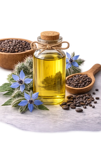 Huile de Bourrache Pure et Naturelle, Huile de Graines de Bourrache Anti-Âge pour Soins de la Peau, des Cheveux et du Visage, Usage Cosmétique, Approvisionnement en Gros, Qualité Export - Product Image 3