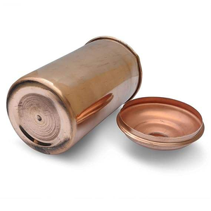 Carafe en verre de luxe 99% Cuivre Pur Instant Traders 1000ml, Écologique, Faite à la main, Vaisselle décorative - Product Image 4