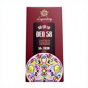 Barra de Chocolate Vietnamita de Origen Único de Alta Calidad y Buen Sabor 2026 - Chocolate Negro 58% Cacao para Regalo - Product Image 1
