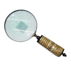 Bonne qualité oeil verre indien artisanat nouveau Design 2025 métal Vintage loupe Bronze couleur gros Antique Look Design - Product Image 4