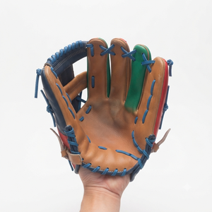 Gant de baseball en cuir Mitt, pour droitier, avec sangle de poignet réglable, pour adulte, toutes saisons, H-Web, pour outfield - Product Image 4
